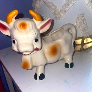 Vintage Cow creamer anthropomorphic collectible display